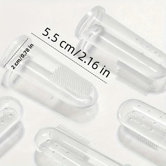 Finger Toothbrush For Dog & Cat, Dog Finger Toothbrush, Finger Brush For Pets Tooth Cleaning